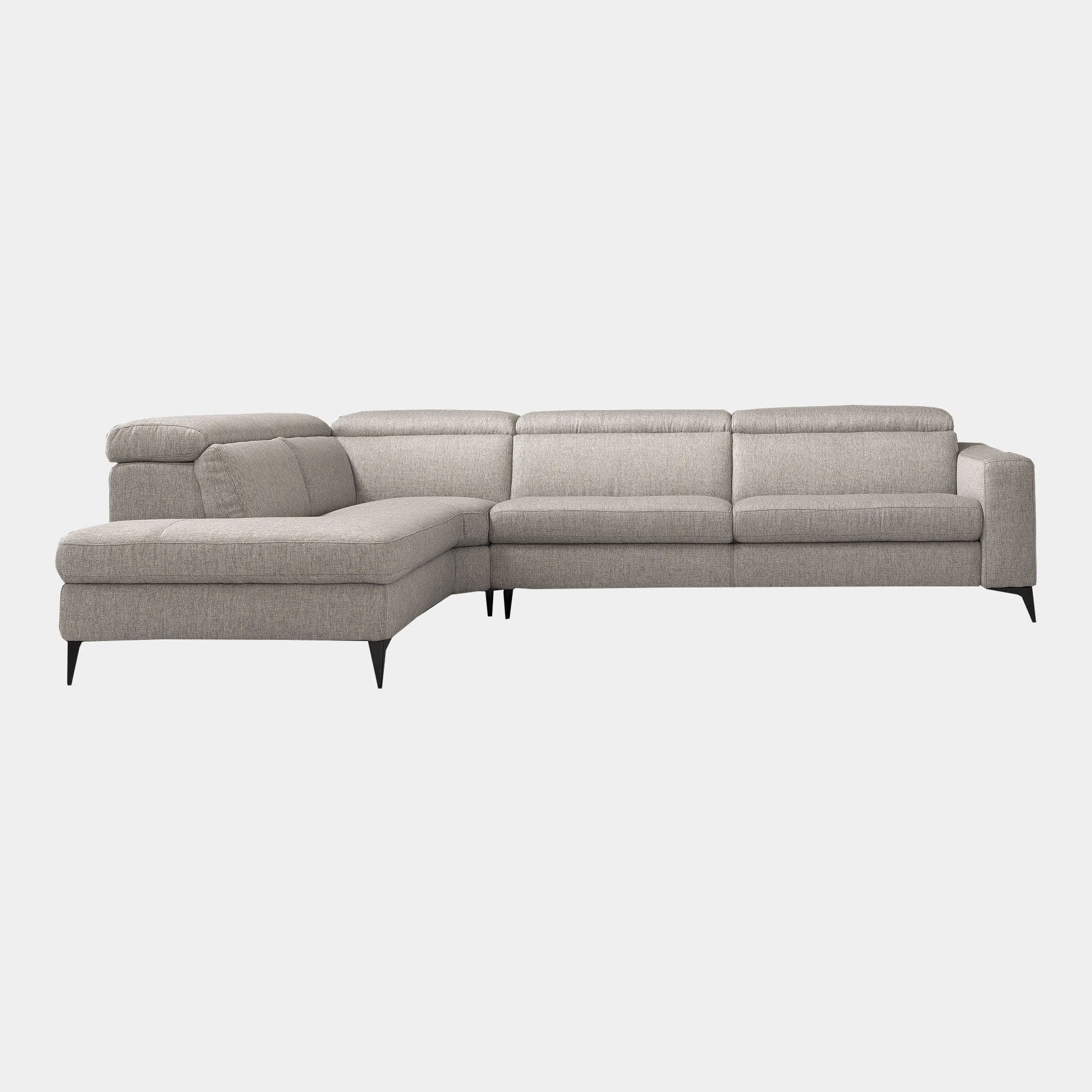 Large 3 Seat Corner Sofa With Mechanisms & LHF End Terminal In Microfibre