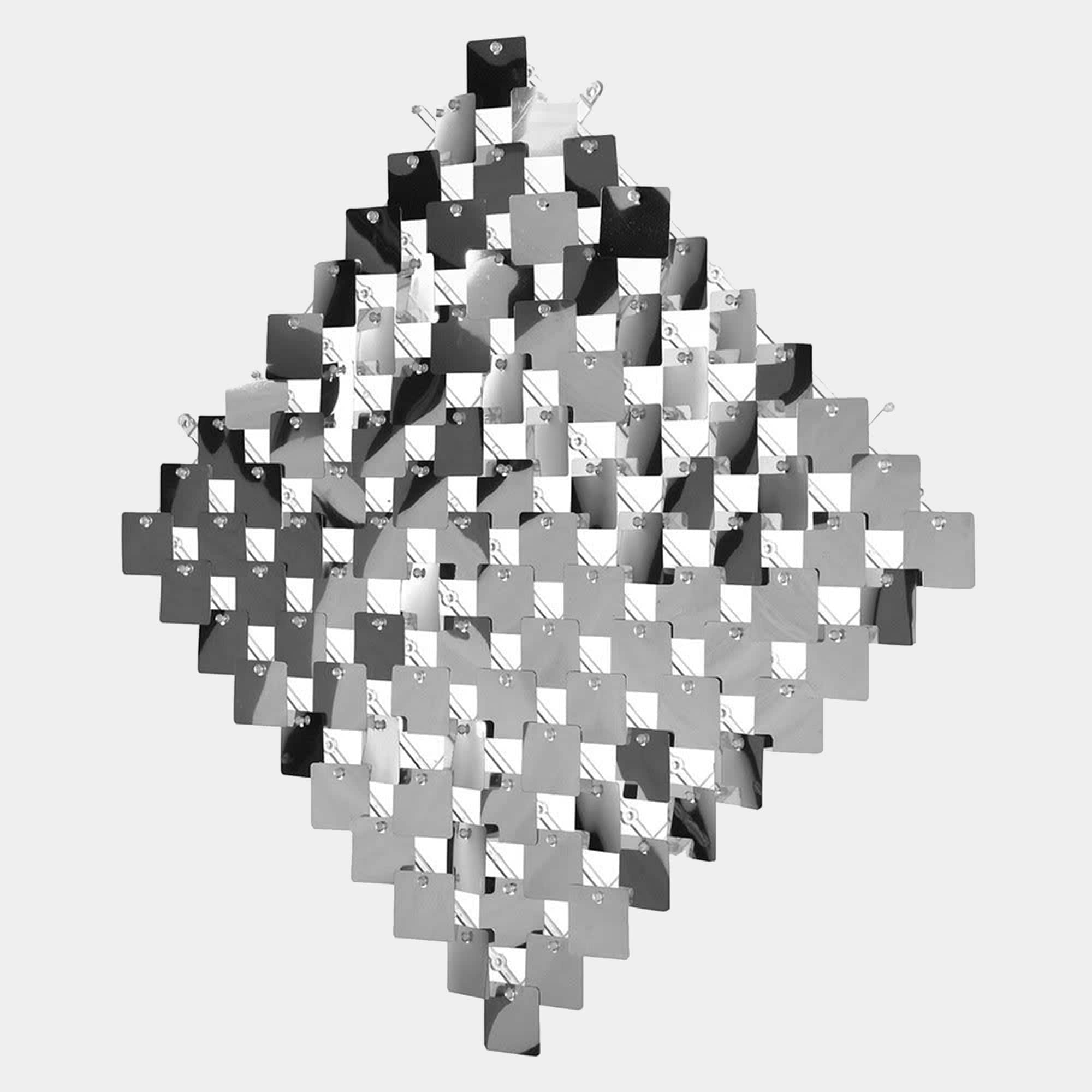 Silver Disco - Hanging Panel