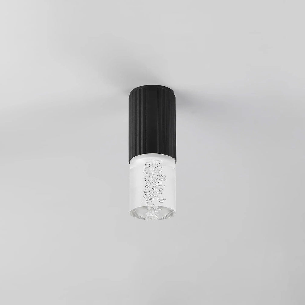 Jude - Flush Black Rib Bubbles