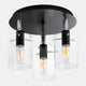 Allegra - Clear 3 Light Flush