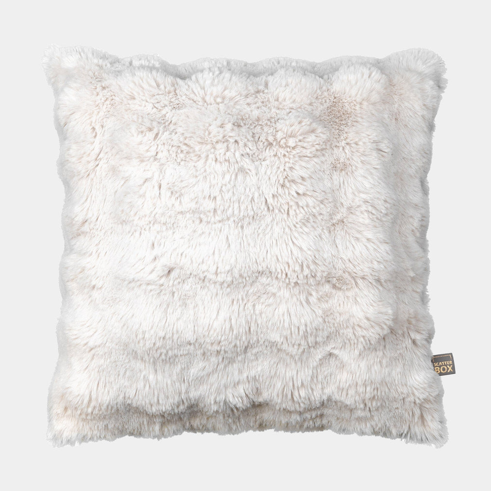 Cardi - Faux Fur Cream Cushion 50x50cm