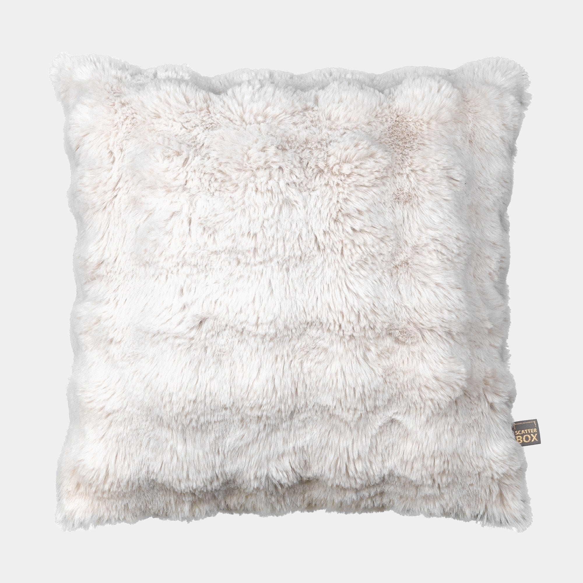 Cardi - Faux Fur Cream Cushion 50x50cm