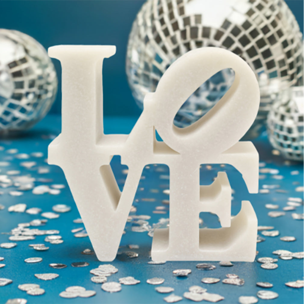 Letters - White Love Sculpture