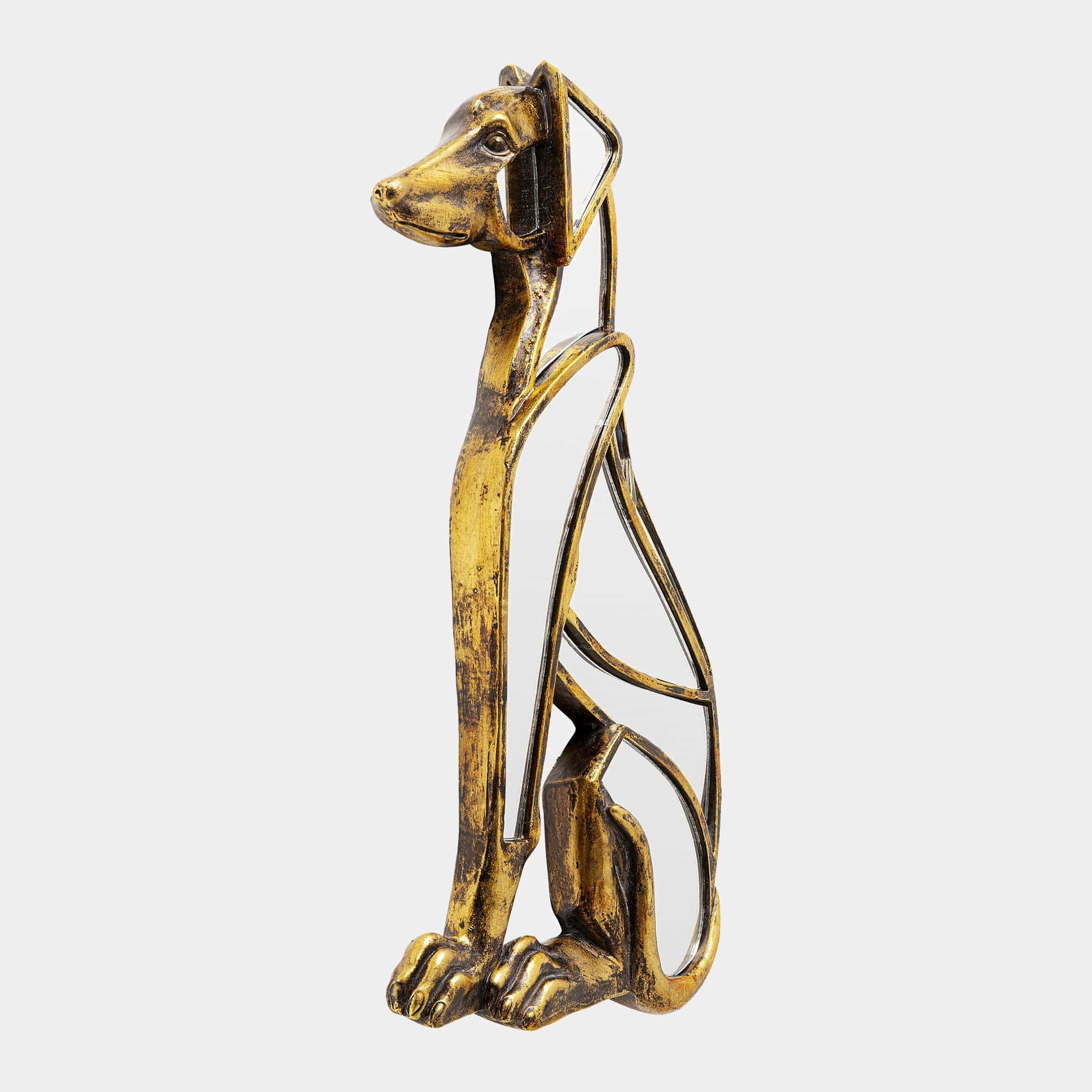 Dog Mirror Wall Decoration 38cm (PS)