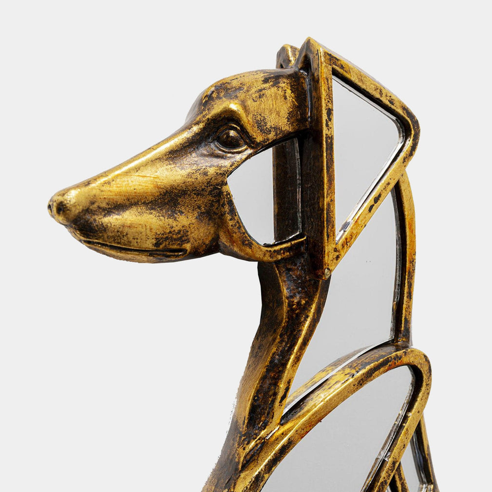 Dog Mirror Wall Decoration 38cm (PS)