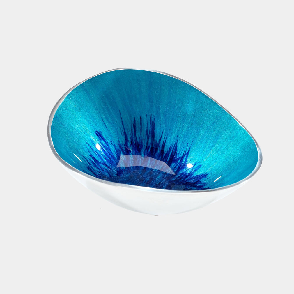 Ocean Blue - Oval Bowl