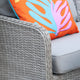 Square Royal Corner Bench Set In Light Grey Rattan