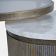 Sutton - Aged Gold Set of 2 Nesting Side Tables