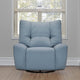 Puglia - Swivel Rocker Recliner Chair Inc Battery Pack In Leather