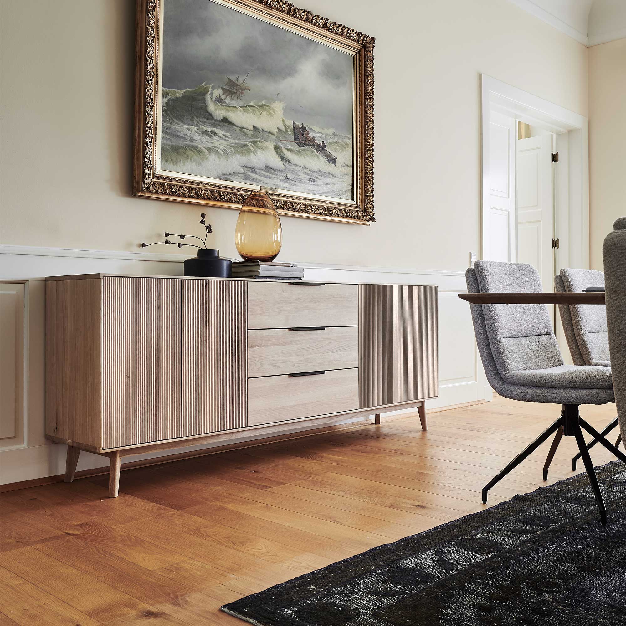 Colorado - 2 Door/3 Drawer Sideboard In Wild Oak