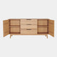 Colorado - 2 Door/3 Drawer Sideboard In Wild Oak