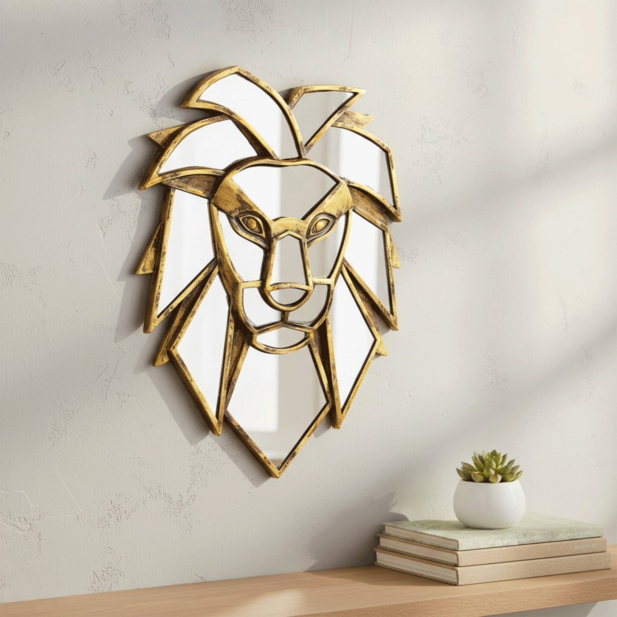 Lion - Decorative Wall Mirror, Small | Lowest Price