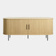 180cm Sideboard In Natural Oak Finish