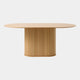 Eden - 180cm Oval Dining Table In Natural Oak Finish