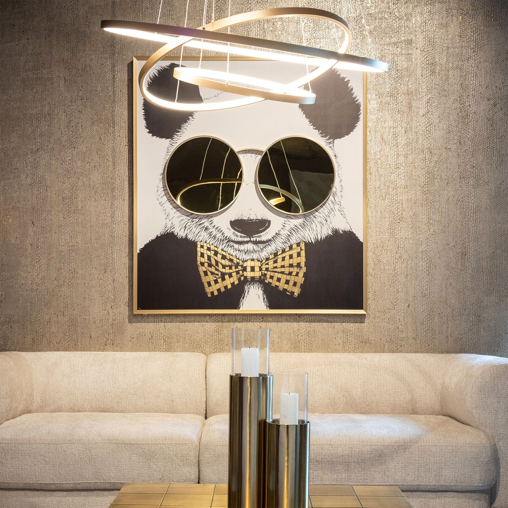 Fresco Panda - Framed Wall Art