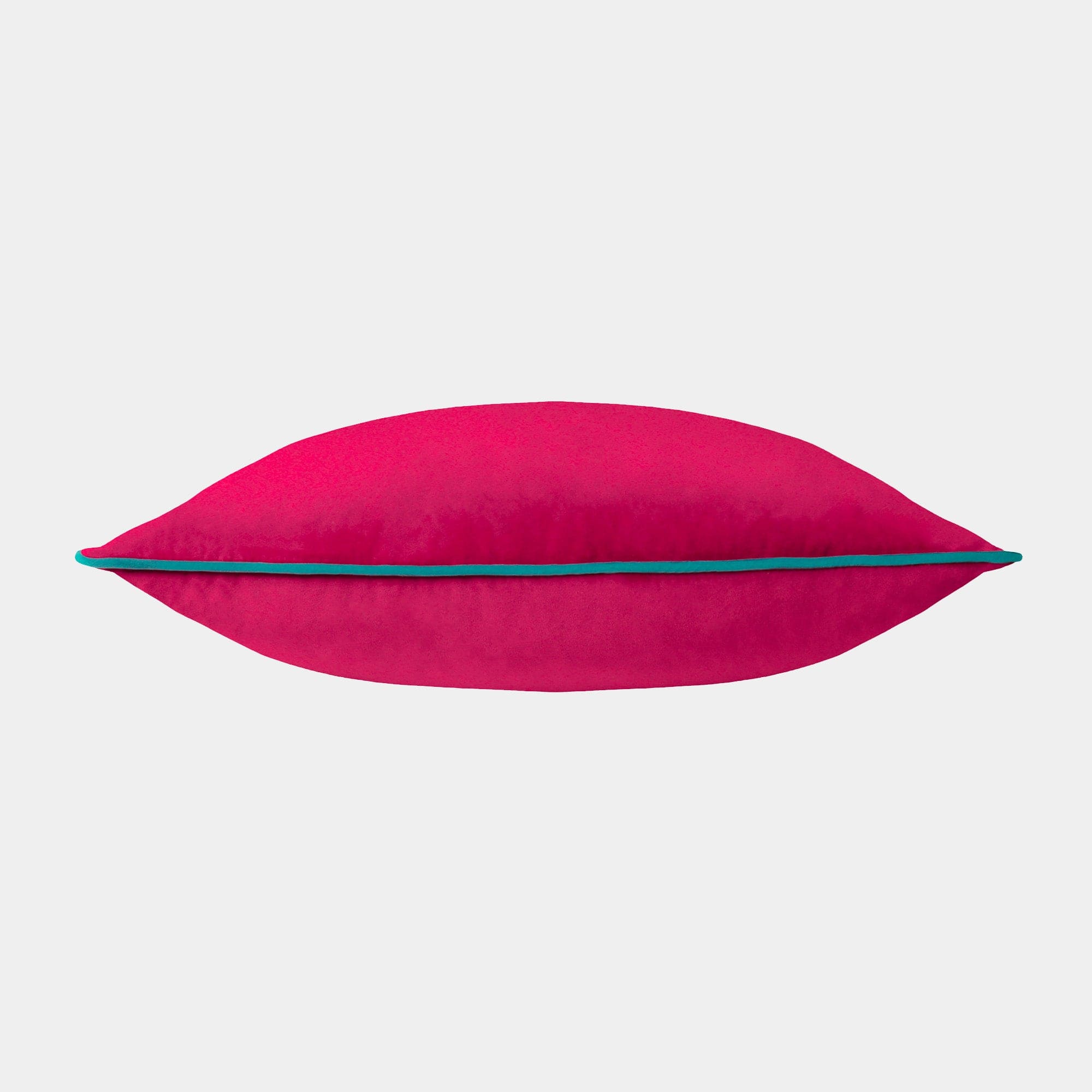 Havana - Raspberry/Teal Velvet Cushion 55x55cm