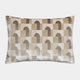 Marrakesh - Natural Cut Velvet Cushion 35x50cm