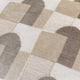 Marrakesh - Natural Cut Velvet Cushion 35x50cm