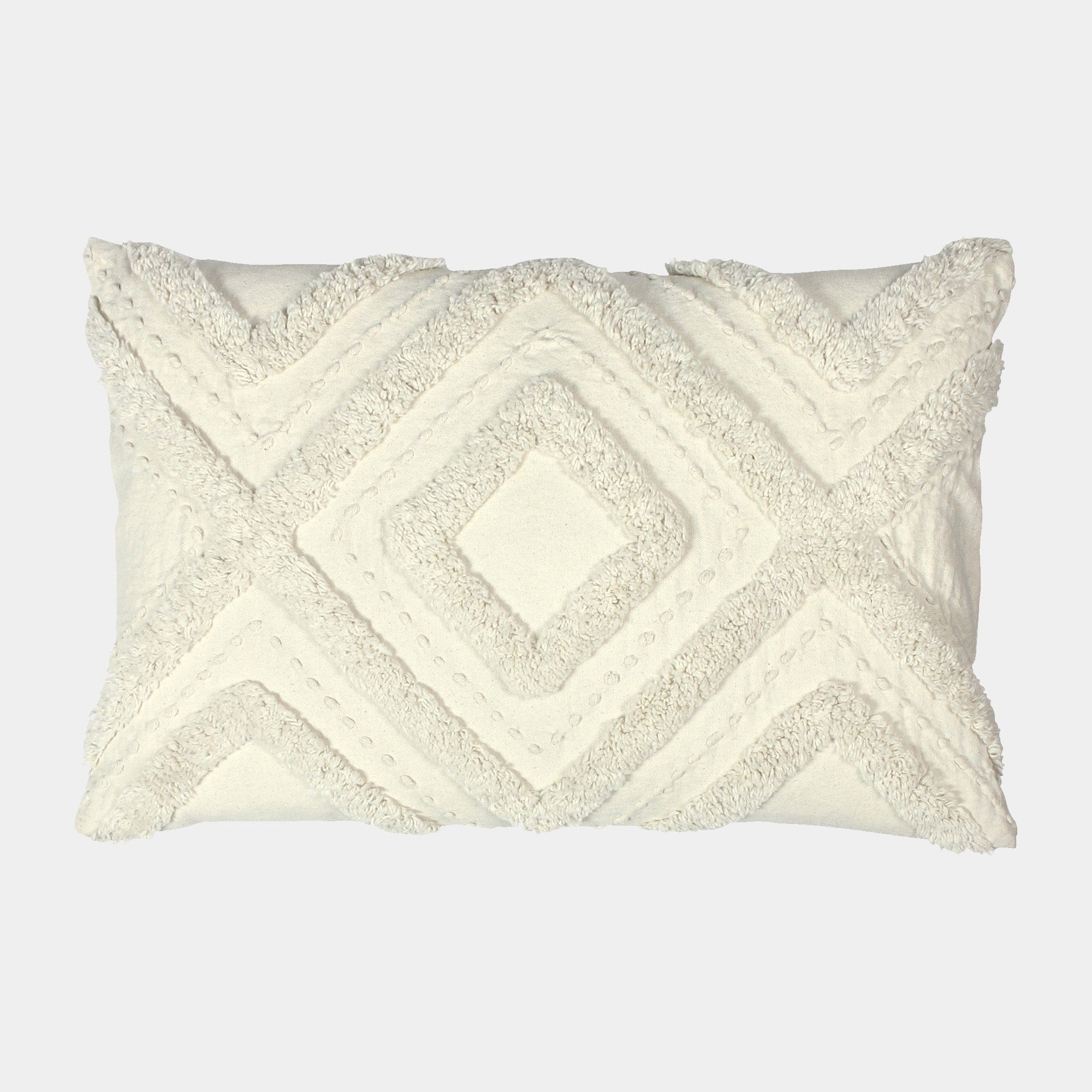 Sousse - Ecru Tufted Cushion 30x50cm