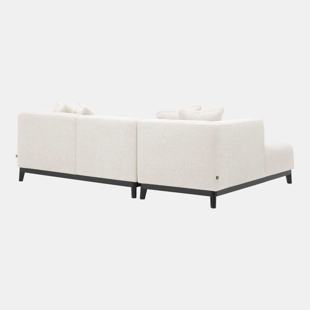 Eichholtz Corso - LHF Chaise Lounge Sofa In Fabric Lyssa Off-White