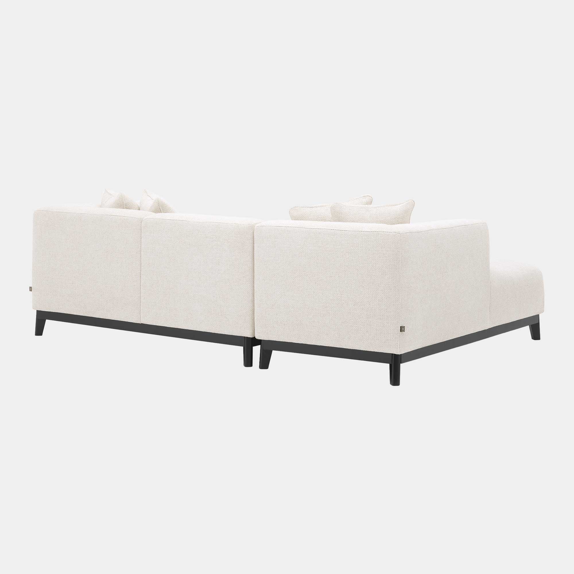 Eichholtz Corso - LHF Chaise Lounge Sofa In Fabric Lyssa Off-White