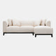 Eichholtz Corso - RHF Chaise Lounge Sofa In Fabric Lyssa Off-White