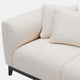 RHF Chaise Lounge Sofa In Fabric Lyssa Off-White