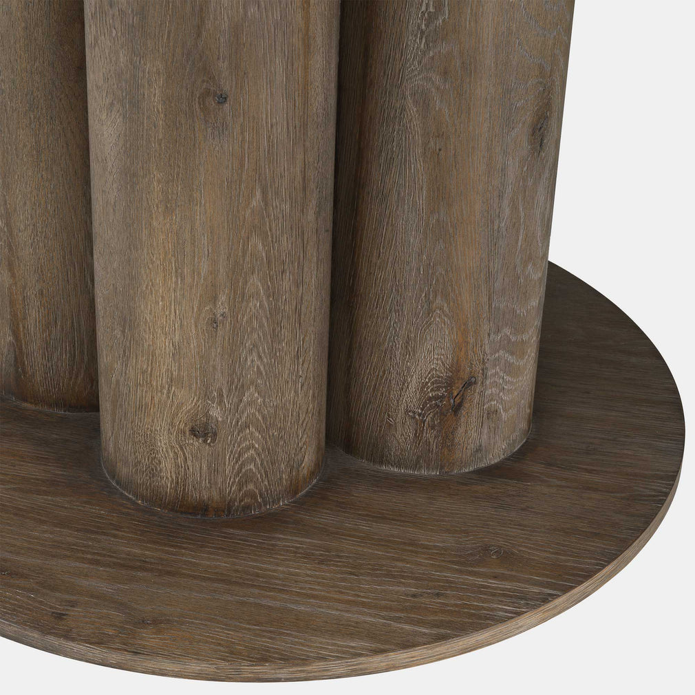 Westwood - 200cm Oval Dining Table - Silverstone Oak Veneer