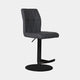 Essen - Dark Grey PU Bar Stool With Black Metal Base