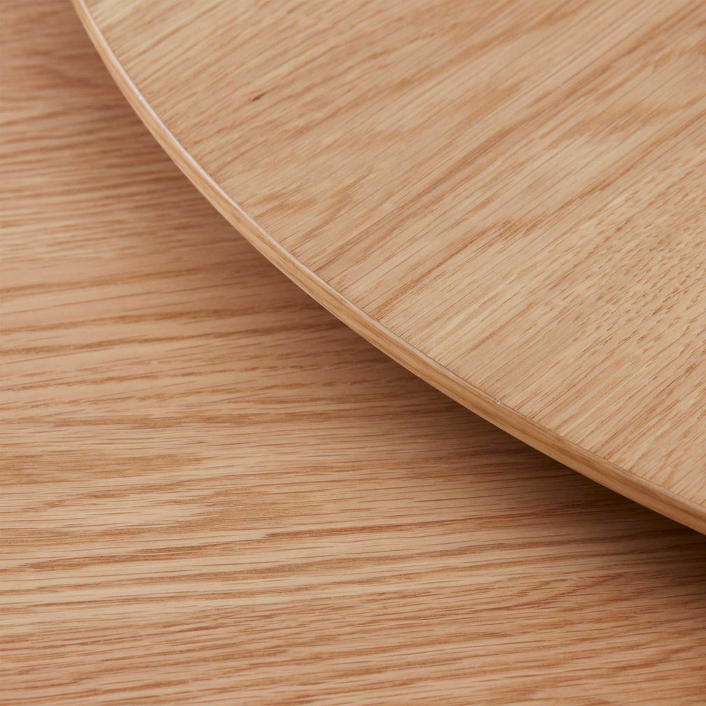 Riley - Circular Nest Of Tables In Natural Oak Finish