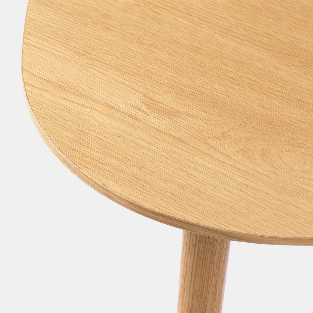 Riley - Triangular Nest Of Tables In Natural Oak Finish