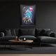Garcon, Fille & Colombe - by Romaric Framed Wall Print