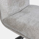Alonso - Swivel Dining Chair In Beige Fabric