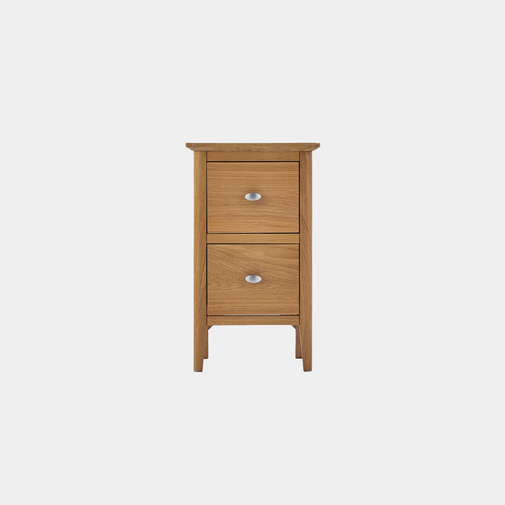 Chaucer - Narrow Two Drawer Bedside