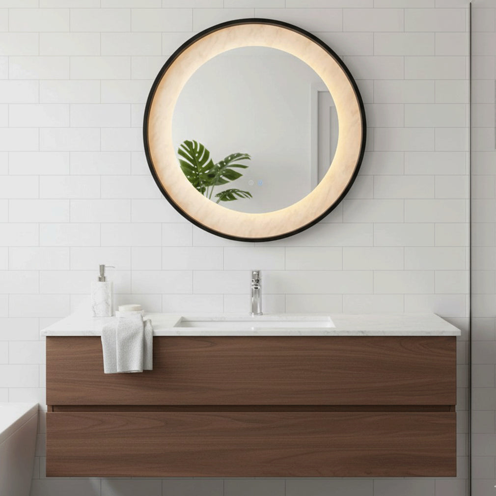 Eleni - Black LED Bathroom Mirror