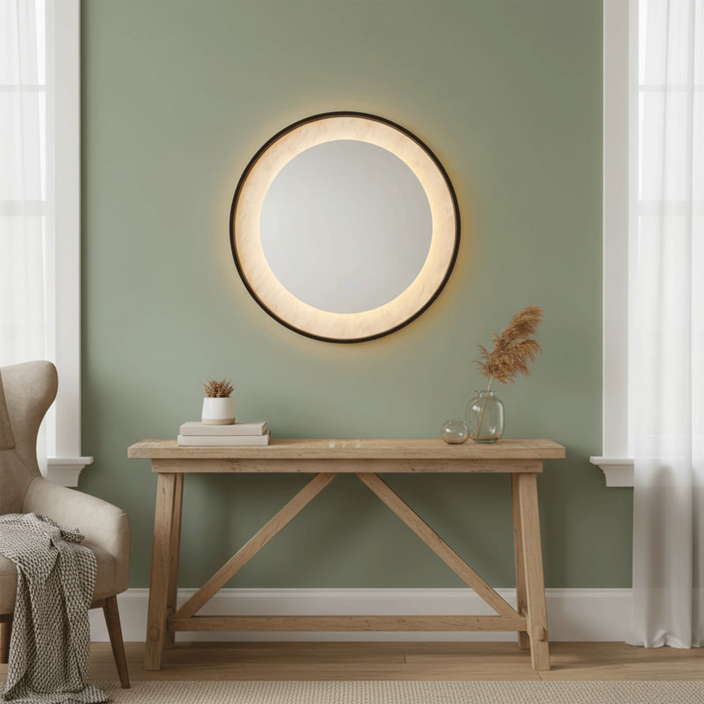Eleni - Black LED Bathroom Mirror