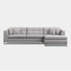 Aspen - Large RHF Standard Back Chaise Sofa In Fabric