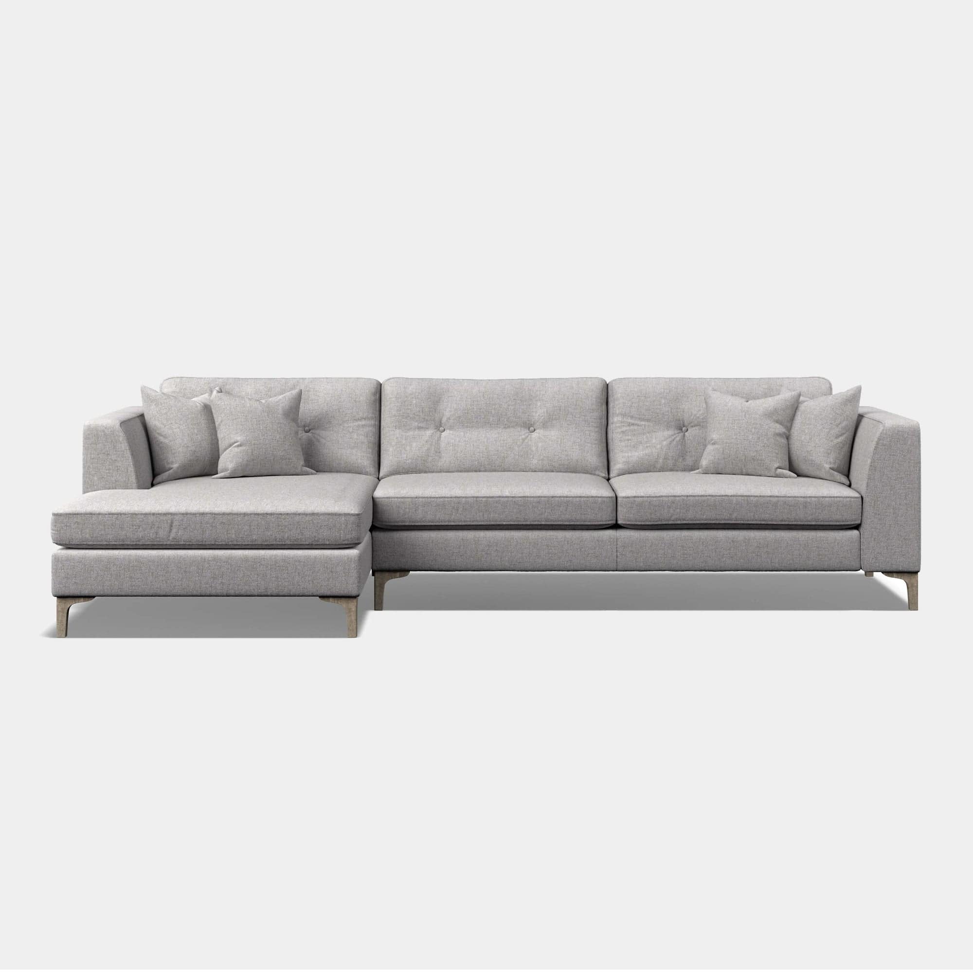 Aspen - Large LHF Standard Back Chaise Sofa In Fabric