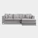 Aspen - Small RHF Pillow Back Chaise Sofa In Fabric