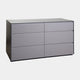Angel Falls - 6 Drawer Chest In Flannel Grey Matt