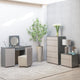 3 Drawer Chest In Flannel Grey Matt