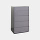 Angel Falls - 5 Drawer Chest In Flannel Grey Matt
