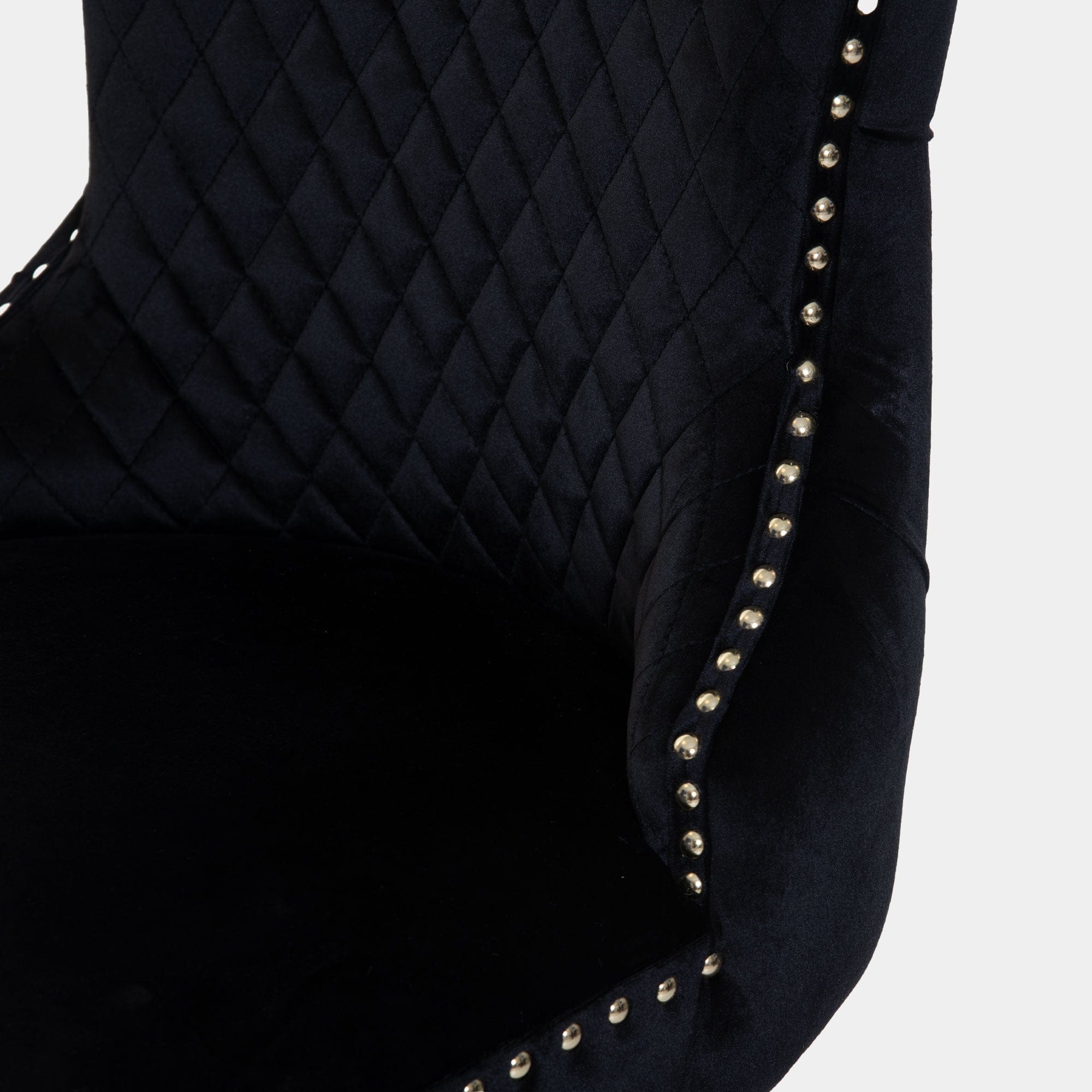 Dubai - Bar Stool With Lion Head In Black Velvet