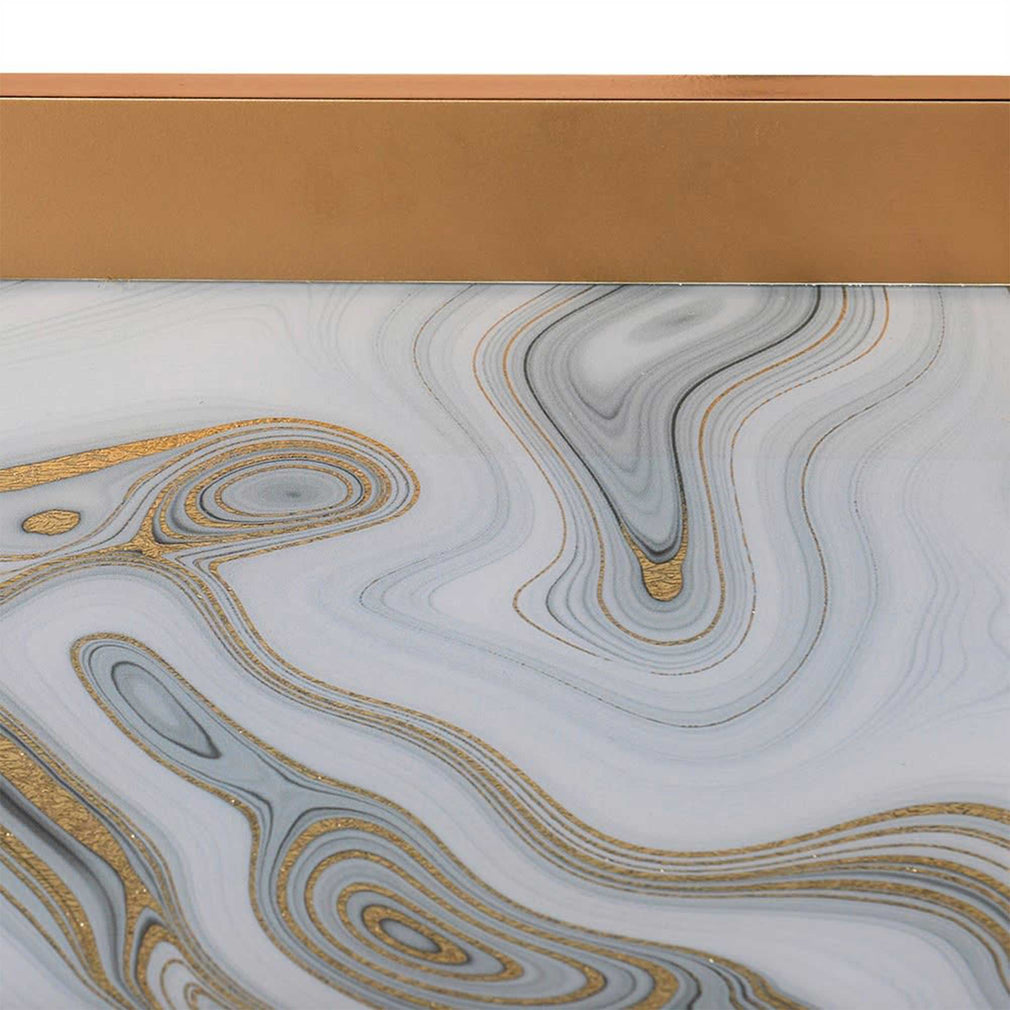 Ice Swirl - Set of Rectangular Trays