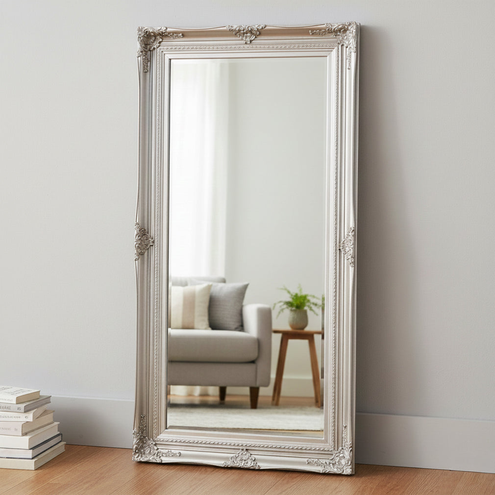 Windsor Swept Mirror Silver 170x84cm (WG)