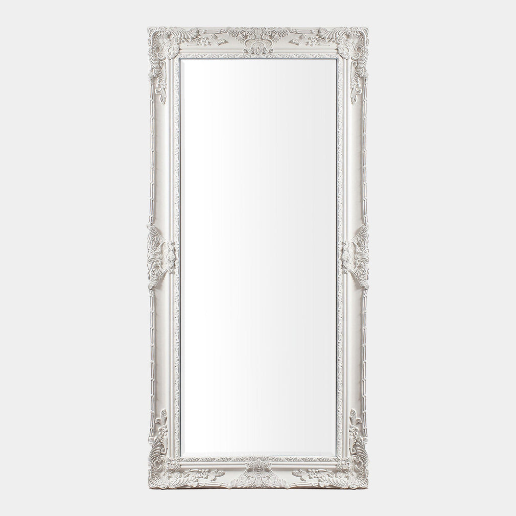 Windsor Swept Mirror White 170x84cm (WG)