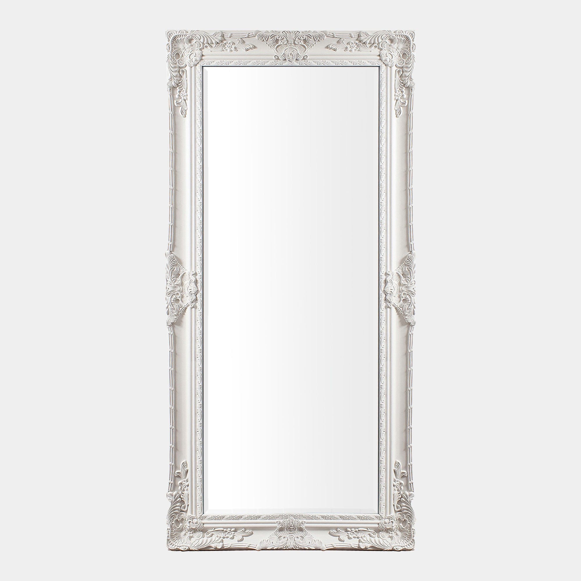 Windsor Swept Mirror White 170x84cm (WG)