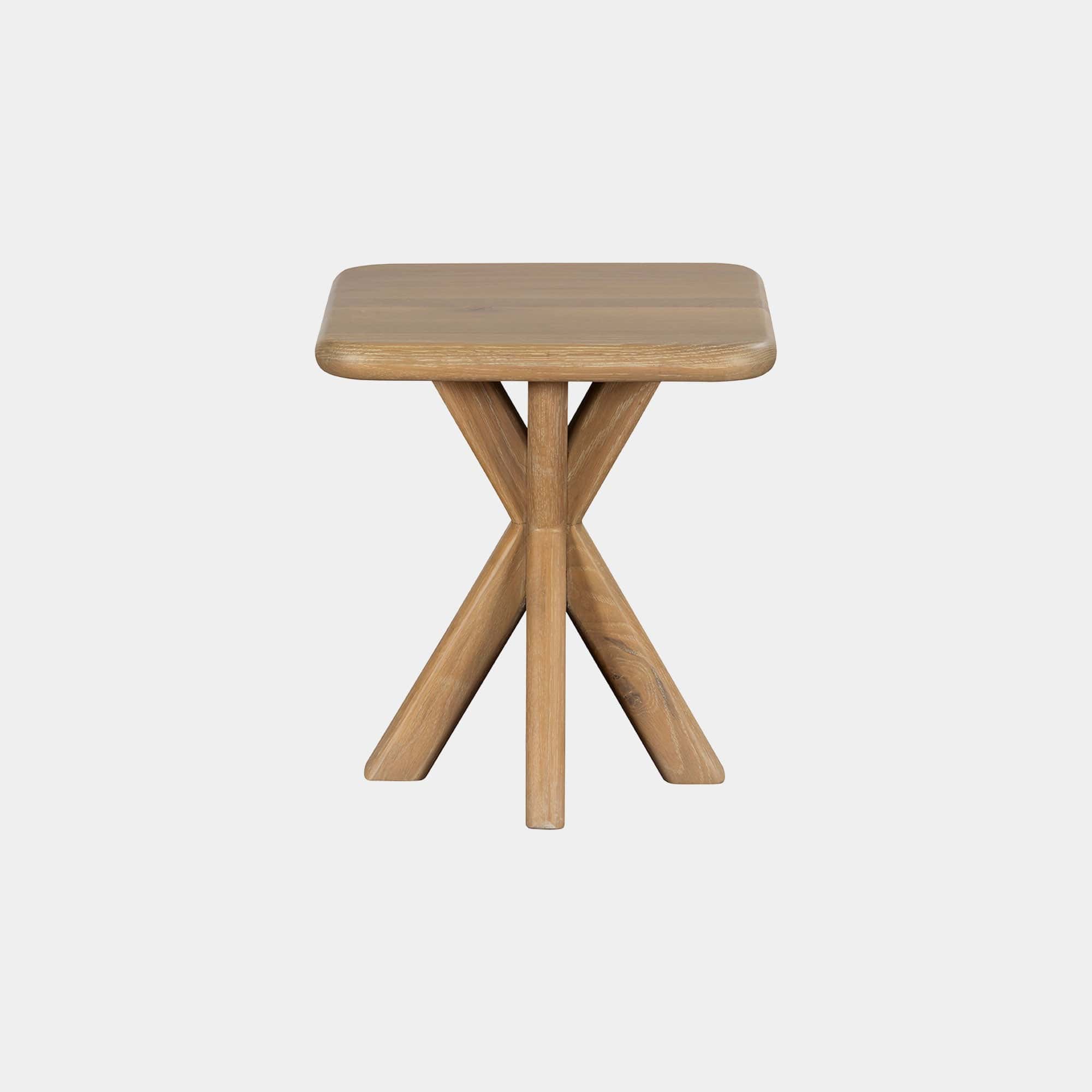 West Lake - Lamp Table, White Oak