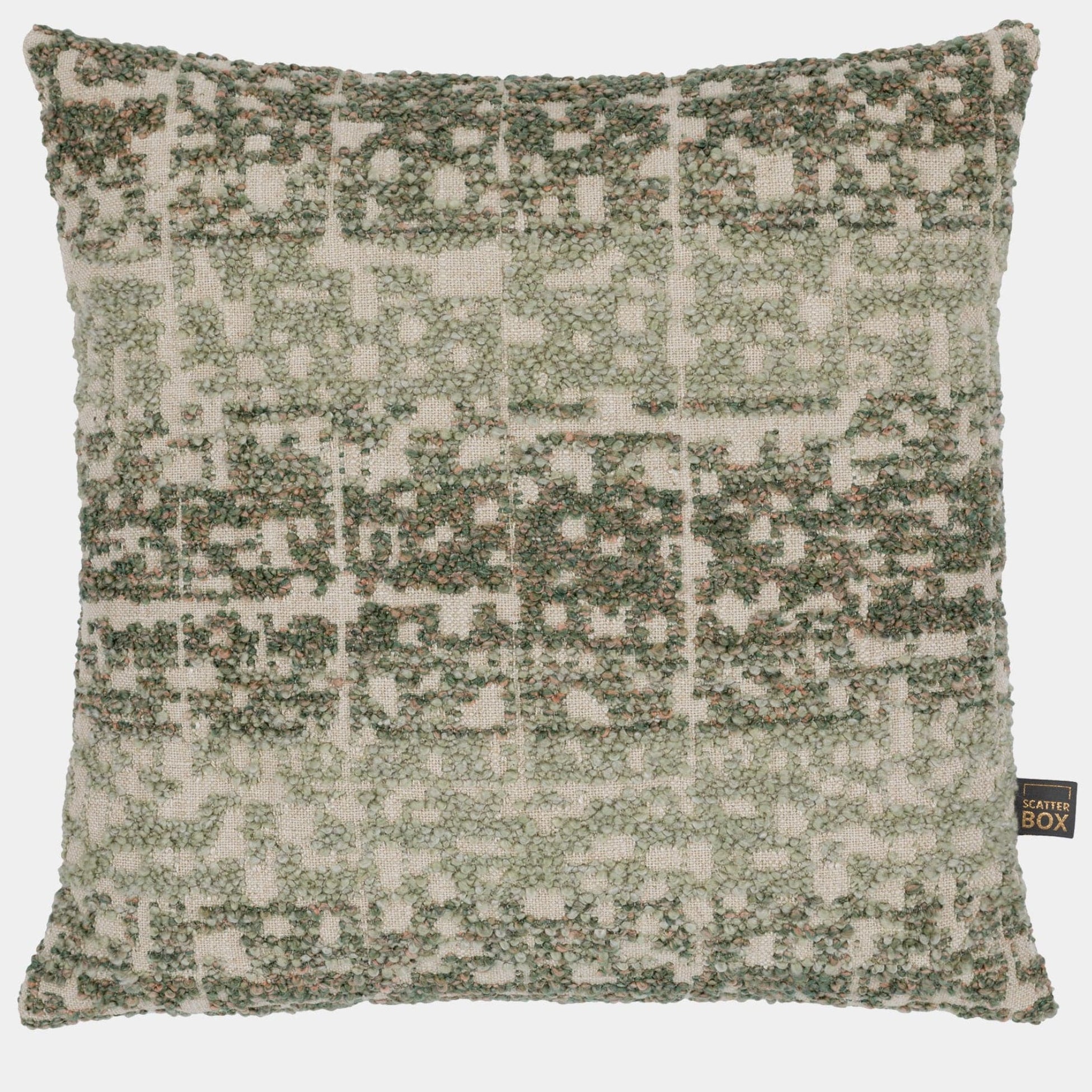 Carrington - Green Rose Cushion 43x43cm