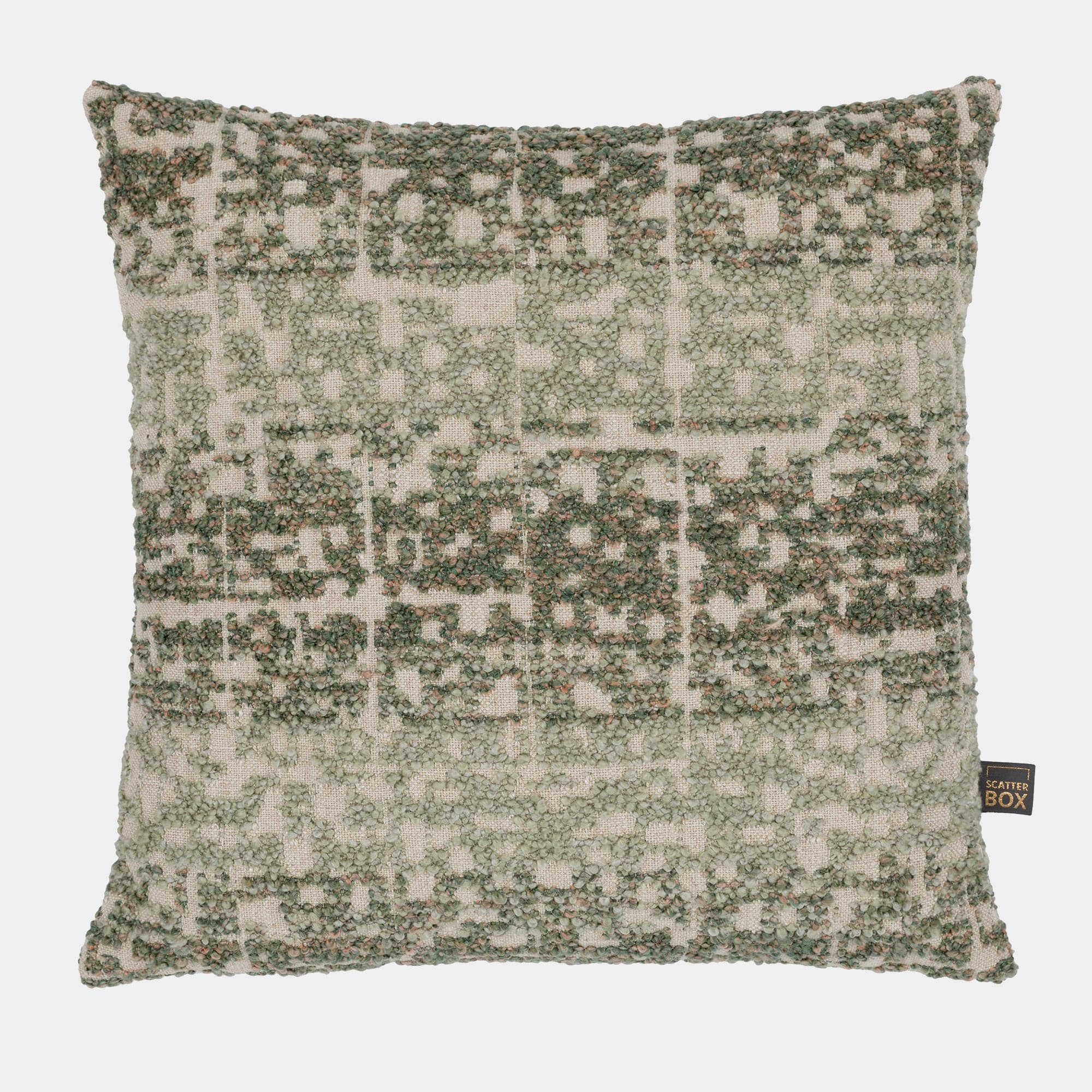 Carrington - Green Rose Cushion 43x43cm
